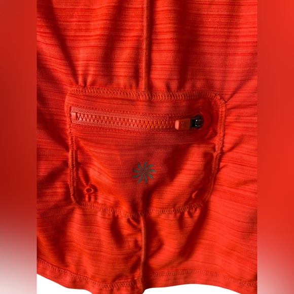 Athleta Orange Cap Sleeve Size Small Athletic Shirt Top - Picture 4 of 5